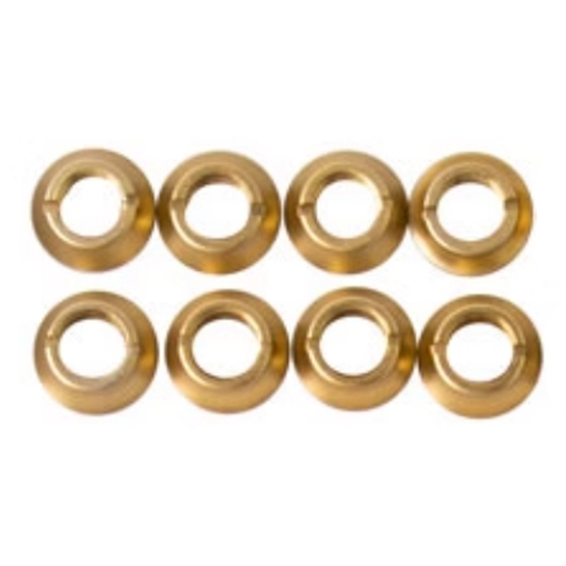 HelloRadio Muttern für V16 Schalter - gold, 8 Stück