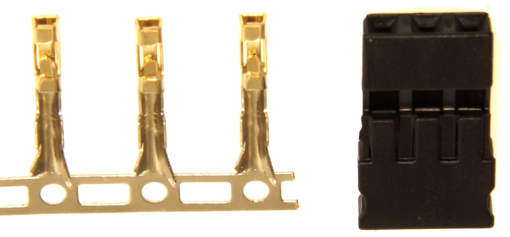 JR Servo-Stecker Female-Pin 100 Stück