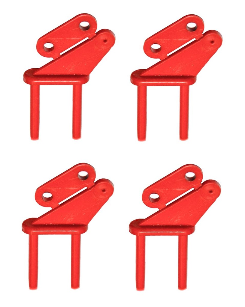 2mm Kunststoff Ruderhorn  - 11mm (4 Stück)