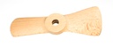 Holz Mascherl "Fliege" - natur