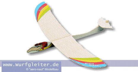 BIRD Balsaholz Wurfgleiter