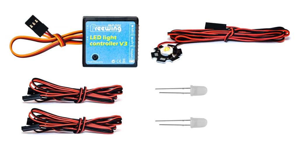 Freewing LED Light Controller V3 für GB-Models SF260 inkl. LED Lichter
