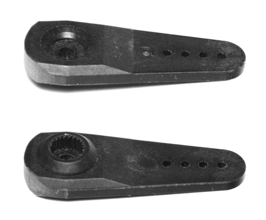 Kunststoff Servoarm schwarz 22 mm (1 Paar)