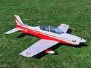 Pilatus PC-21 2,1 m – Rot/Weiß + Einziehfahrwerk – V2