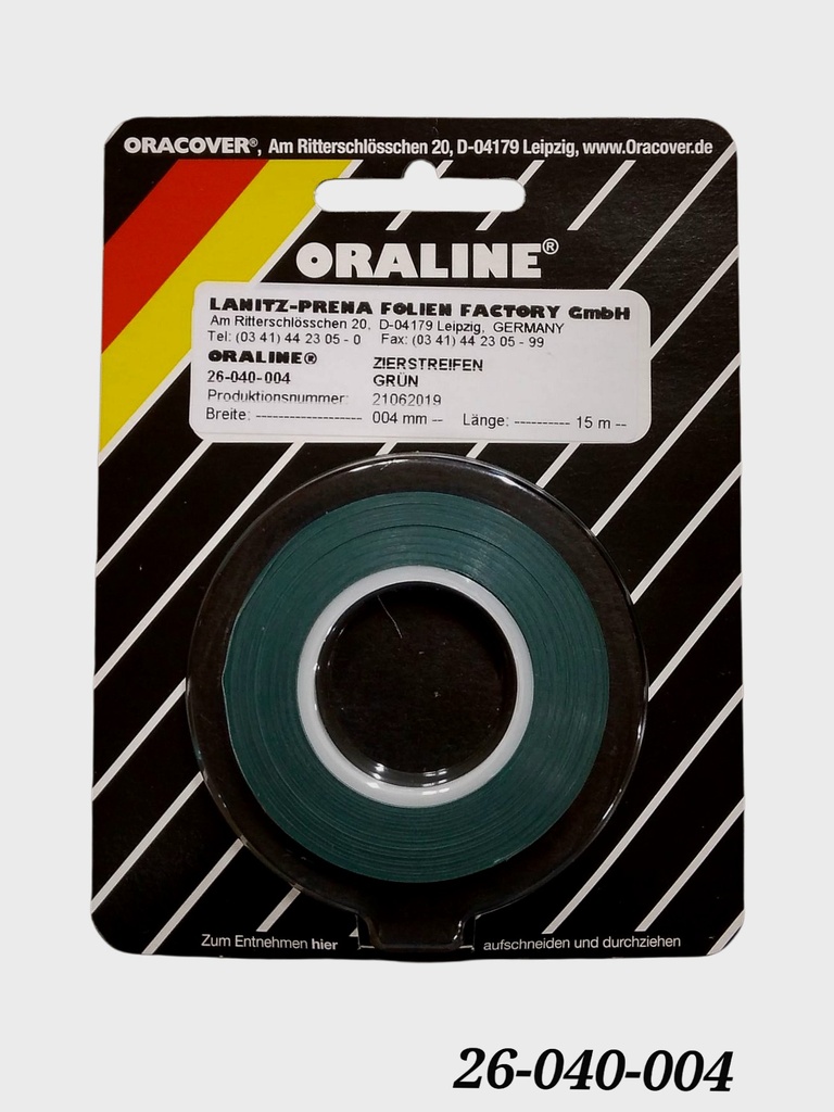 ORALINE Zierstreifen Grün 4mm