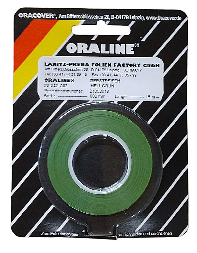 ORALINE Zierstreifen Hellgrün 4mm