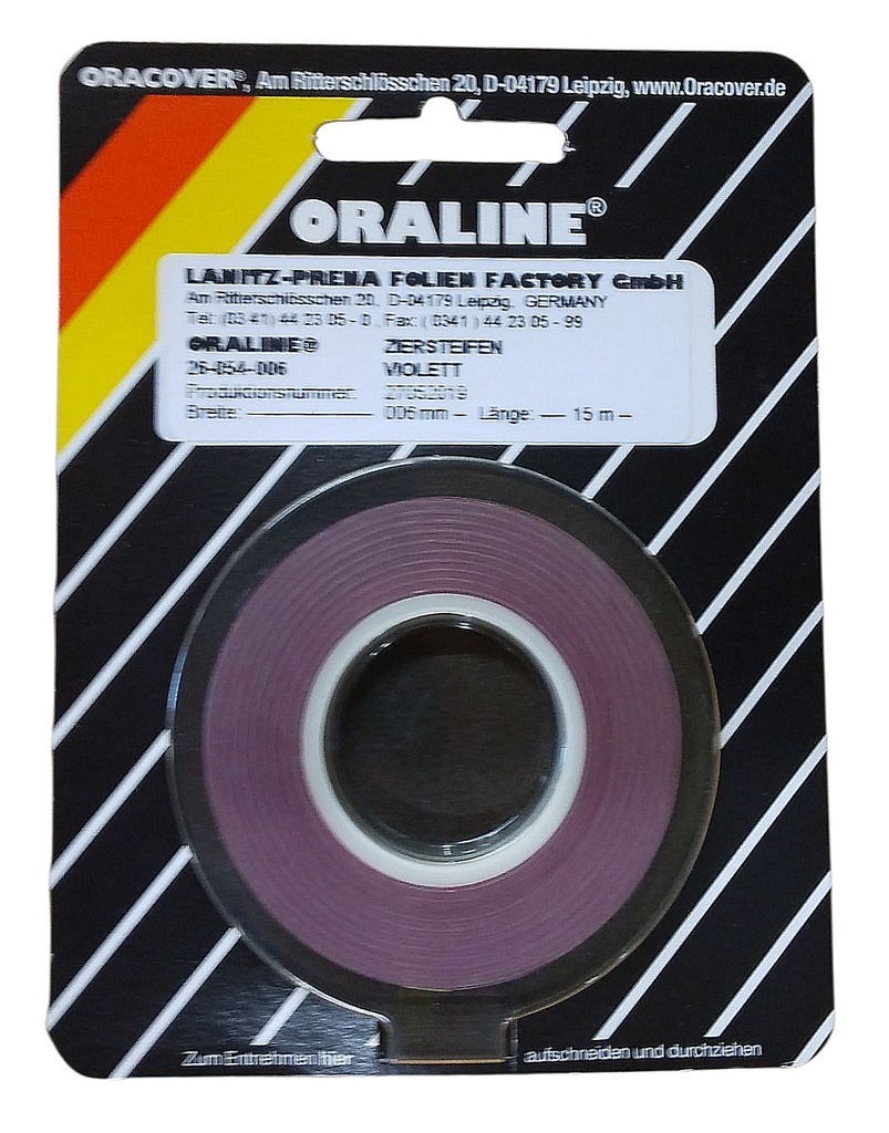 ORALINE Zierstreifen Violett 4mm