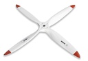 Fiala 4-Blatt 22x6 Verbrenner Holzpropeller - weiss