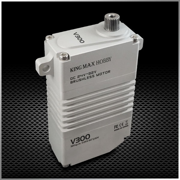 V300-590g 320kg.cm, digital, Stahl-Schrägverzahnung, riesiges UAV-Servo