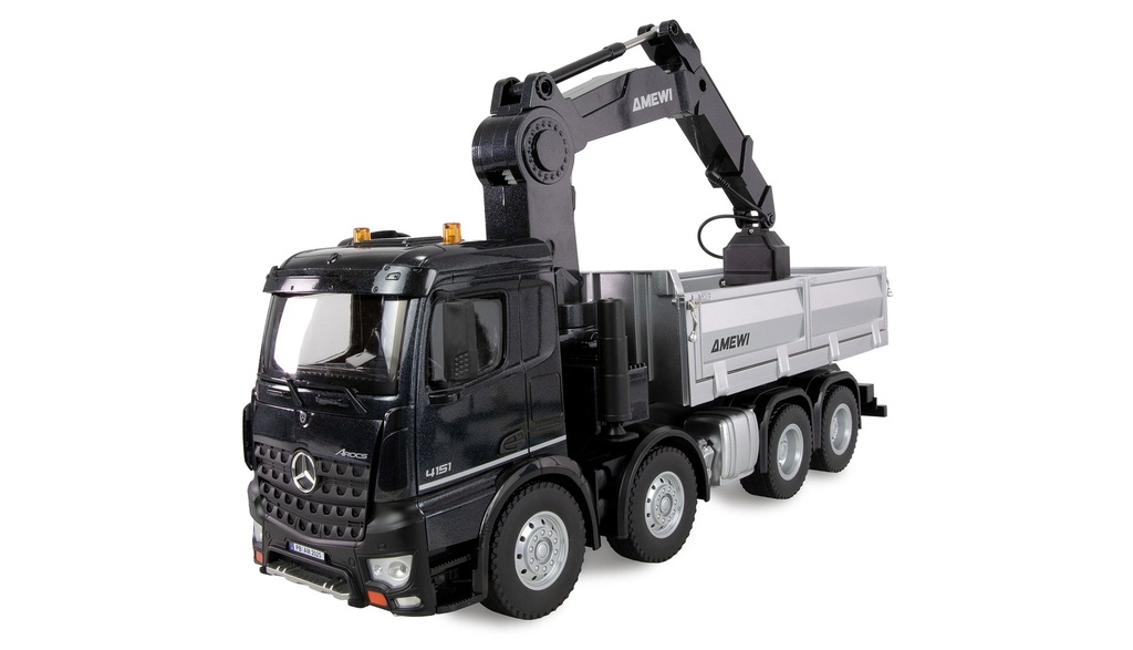 Mercedes-Benz Arocs Kranwagen mit Kipper 8x4/4 4WD 1:18 RTR