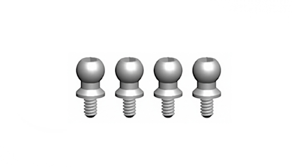 Kugelkopfschrauben 4,5x9,2mm MAX20
