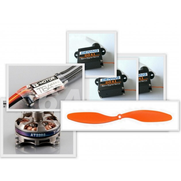Equipment Set für Indoormodelle bis 120g z.B Clik R2