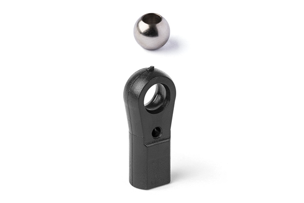 MAXI-Kugelgelenk M3, Kugel mit Bohrung, D=6,0mm, Bohrung 3,0mm, 10 stück
