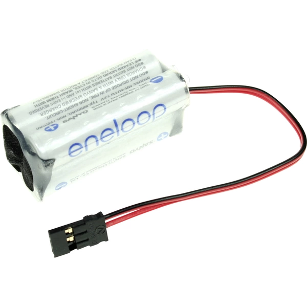 Panasonic Eneloop AAA NiMH 4,8V 750mAh 4/Würfel mit Kabel und Stecker