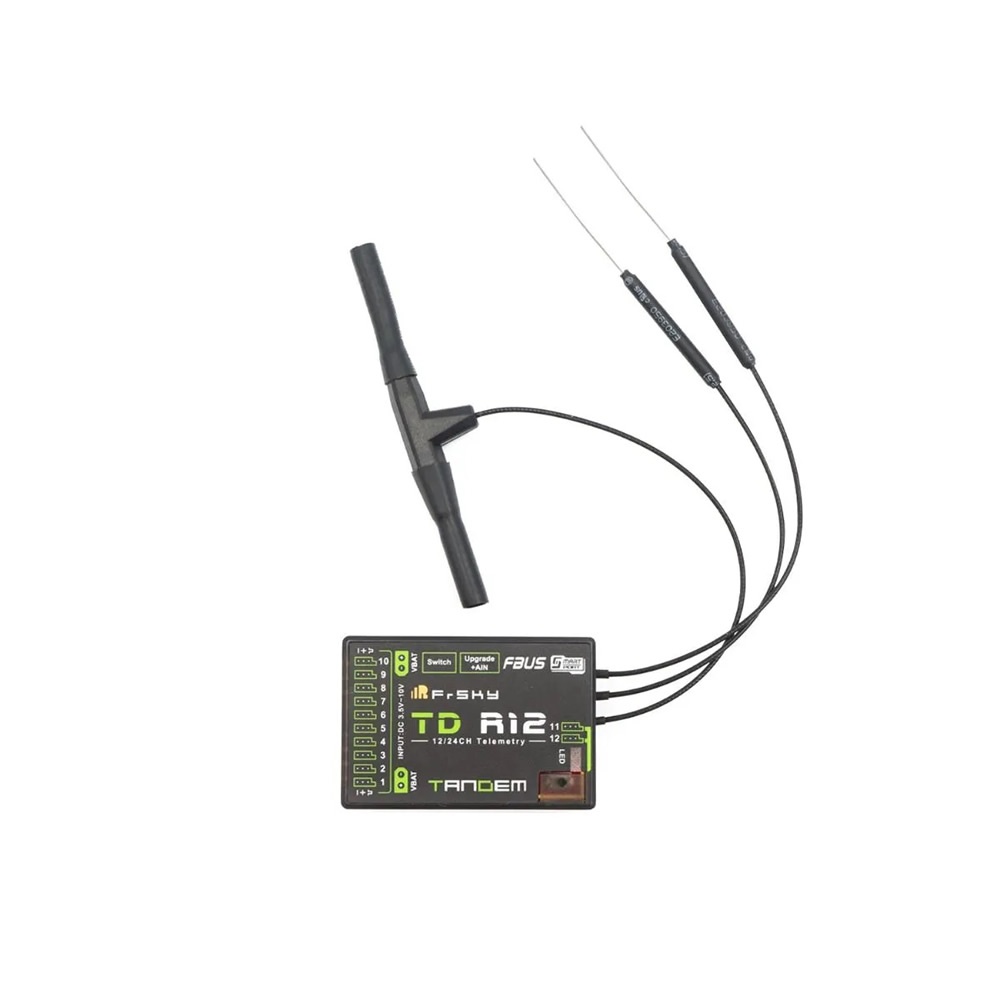 FrSky TD-R12 2,4 GHz und 868 MHz Tandem Empfänger