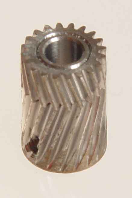 Ritzel 20 Zähne Ø5mm, pfeilverzahnt M0,5