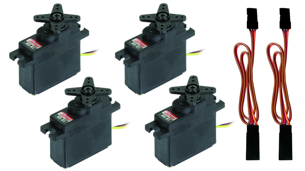 ServoSet TwinStar BL mit Verlängerungskabeln
