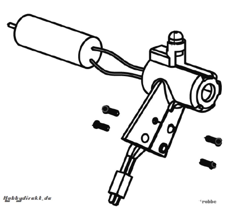 Heckmotor für BO-105 Red Bull SR FTR