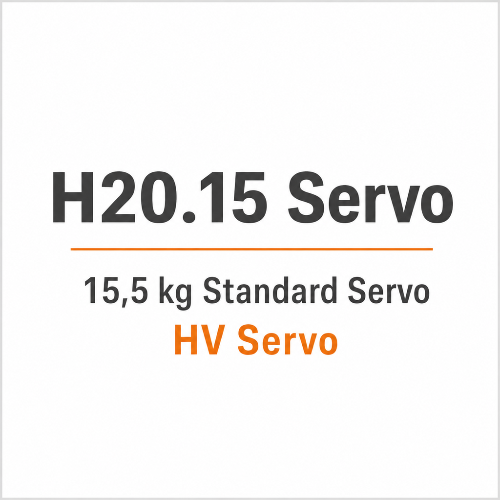 H20.15 Servo 15,5Kg Standard Servo HV Servo
