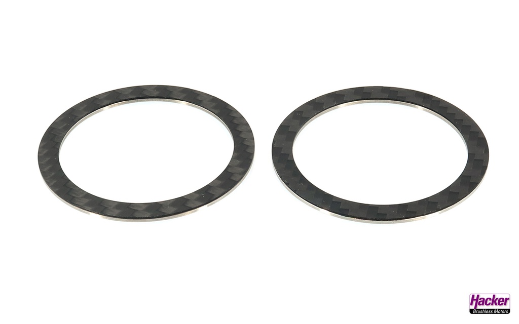 Abdeckring für Knüppelaggregat DS-24 II - Carbon (2 Stück)