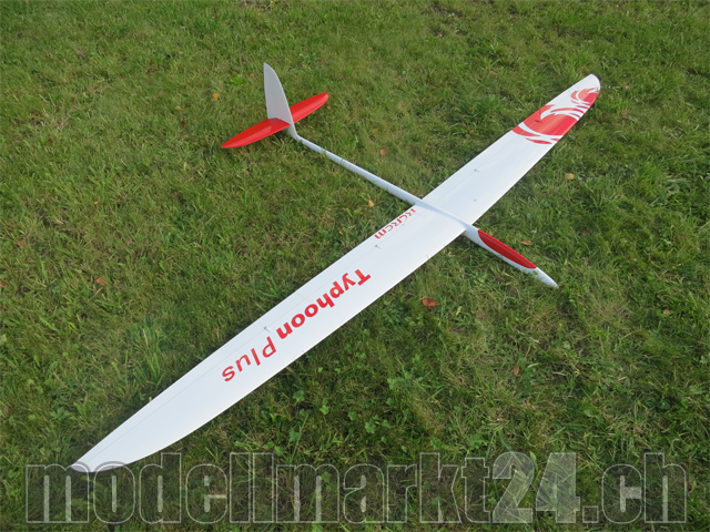 RCRCM E-Typhoon-Plus F3F Spw.2980mm CFK+ Weiss/Rot