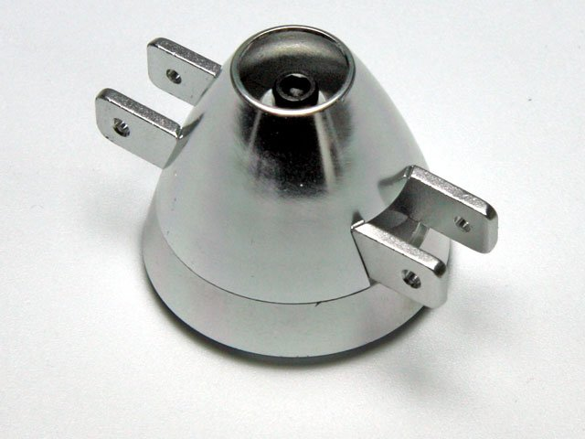 Alu Spinner TURBO mit Kühlluftöffnung D 45mm / 3mm