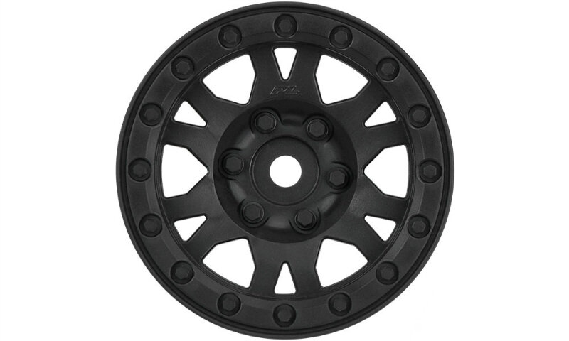 Pro-Line 12mm Impulse 1.9 Plastik Internal Bead-Loc Felge schwarz (2 stk)