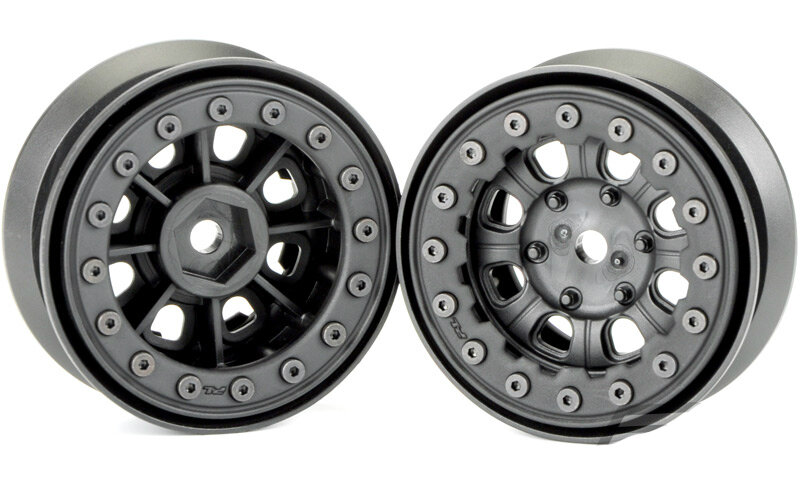 Pro-Line 24mm Impulse 1.9 Plastik Bead-loc Felge schwarz (2 stk)