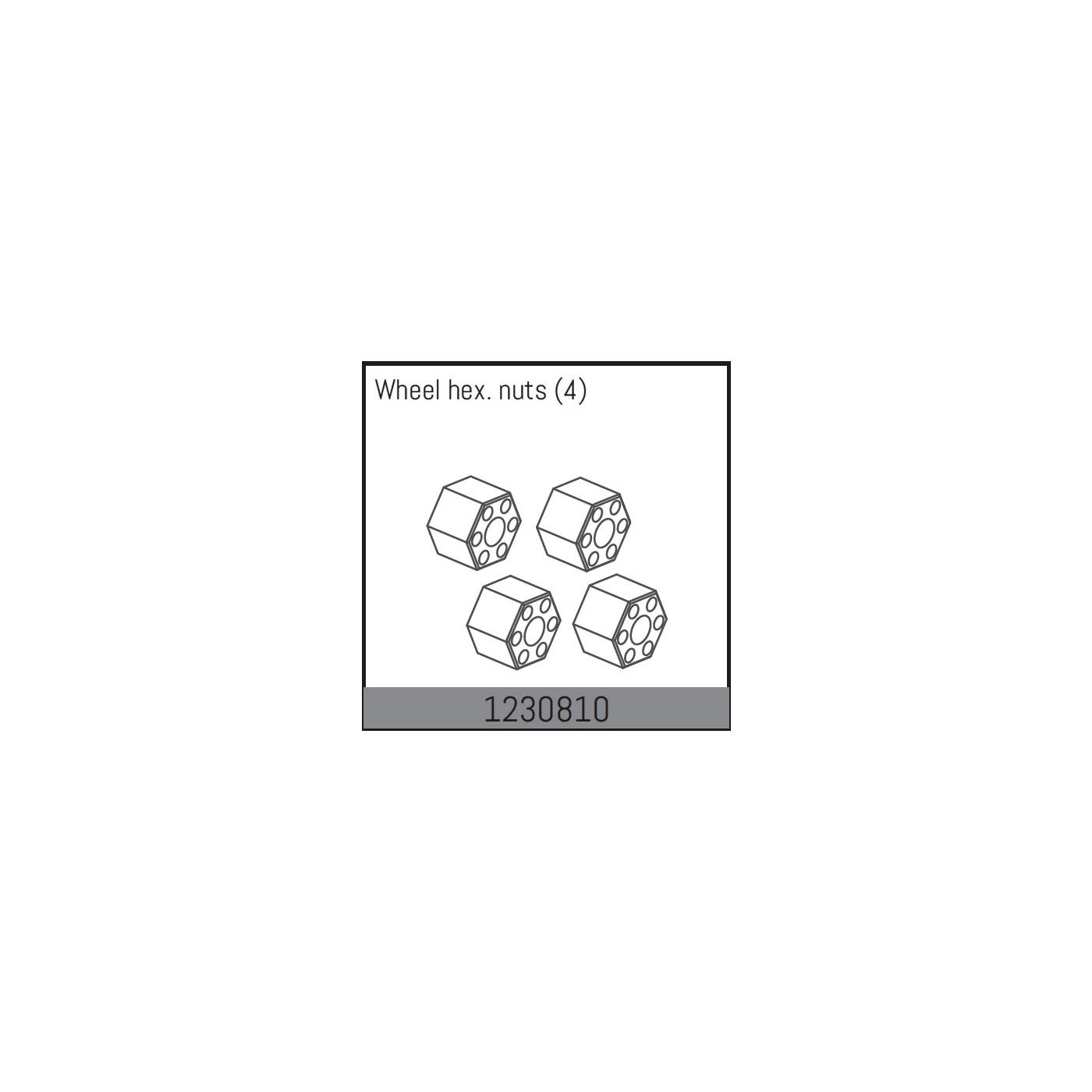 Radmithnehmer 12mm (4 stk)