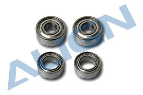 Kugellager Set, 3x8x3 (MR83ZZ) (2 stk)/ 4x7x2.5 (MR74ZZ): T-REX 500