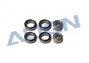 Kugellagerset (684ZZ/MR128) 4x9x4ZZ (2 stk) / 8x12x2,5 (4stk)