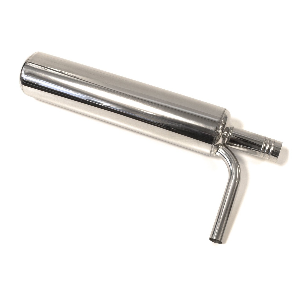 Edelstahlschalldämpfer DA50/60/100/120 ZG38/45/62/80 Krümmerlänge 22cm