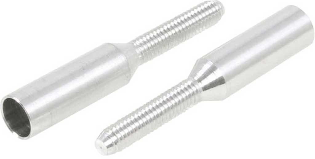 Alu Schubstangenanschluss 3mm M2,5 links für Carbonstäbe (2 stk)