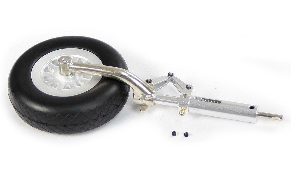 Freewing P-51 rechtes Fahrwerk mit Schaft und Rad