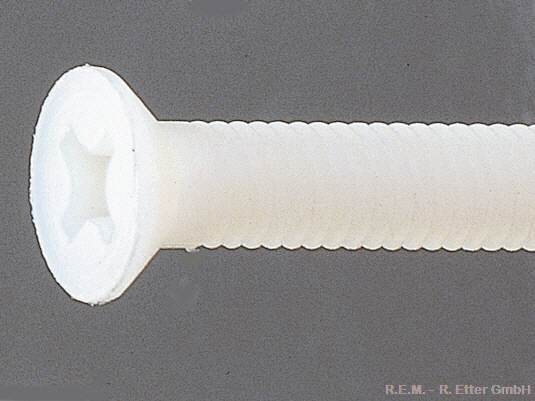 Nylon Senkschraube mit Kreuzschlitz M 3x30 (10 stk)