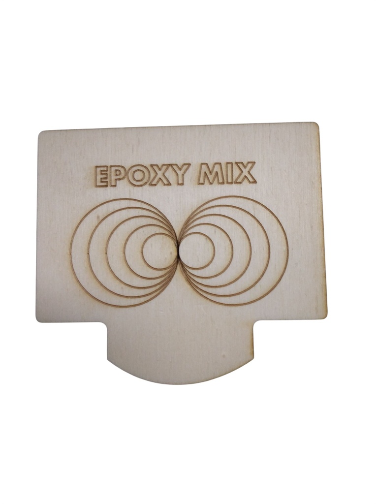 Mischplatte für Epoxy (Klebstoffbuddy)