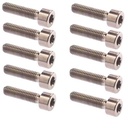 Zylinder Schrauben M4x25 10Stk Edelstahl Innensechskant