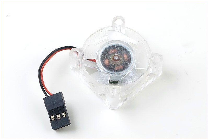 Lüfter 30x30x10mm 5V 10.000RPM für EzrunSC8, Xerun SCT transparent