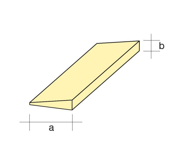 Balsa-Endleiste 8x30/1m beidseitig konisch