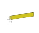 Vierkant FLACH-Messingrohr 11x2,2mm