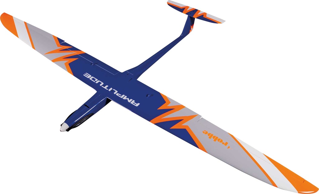 Robbe Modellsport Amplitude PNP Voll-GfK/CfK Hotliner Neon Orange/Blau, eingebaute Servos und Antrieb
