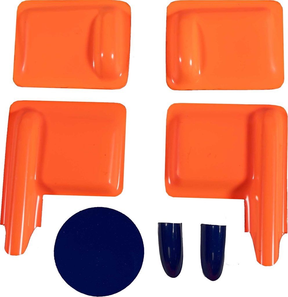 Robbe Modellsport Servoabdeckungen/KLeinteile Amplitude ARF Neon Orange/Blau