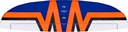 Robbe Modellsport Höhenleitwerk Amplitude ARF CARBON Neon Orange/Blau