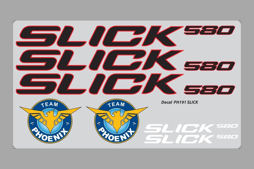 Phoenix Slick 580 - Dekorbogen