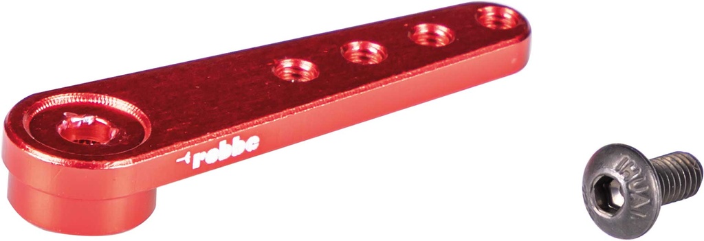 Robbe Modellsport Alu Servohebel 25Z 30mm lang, 1-arm, M2,5,für 25Z Servoabtriebe mit 5,96mm Durchmesser
