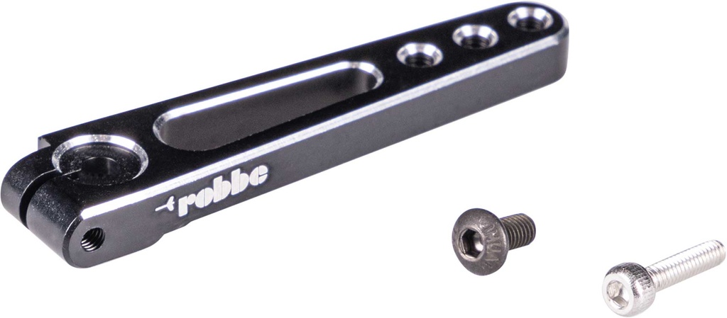 Robbe Modellsport Alu Servohebel 25Z 45mm lang, 1-arm, M3 Für 25Z Servoabtriebe mit 5,96mm Durchmesser