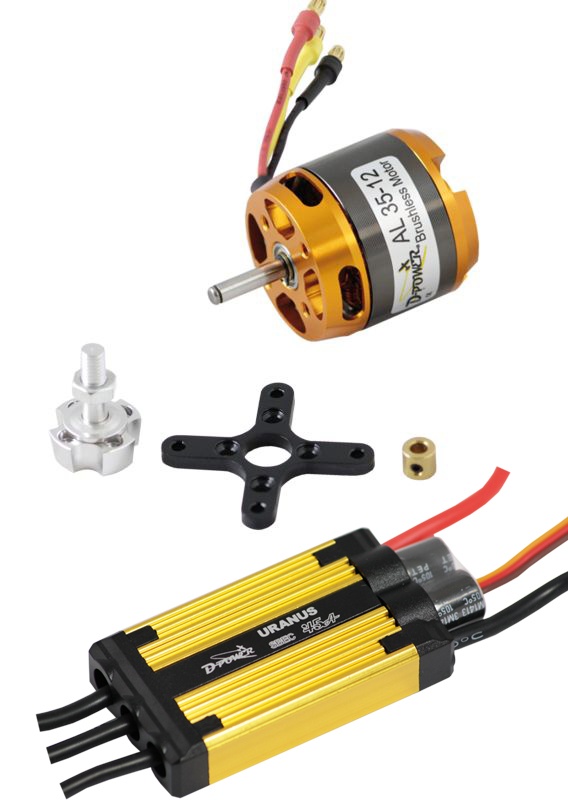 D-Power Brushless Set AL 35-12 & 45A URANUS Regler
