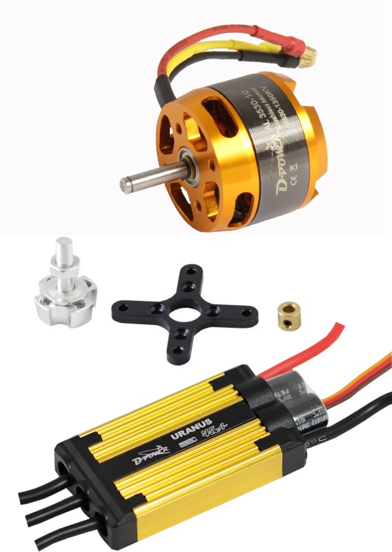 D-Power Brushless Set AL 3530-10 & 45A URANUS Regler