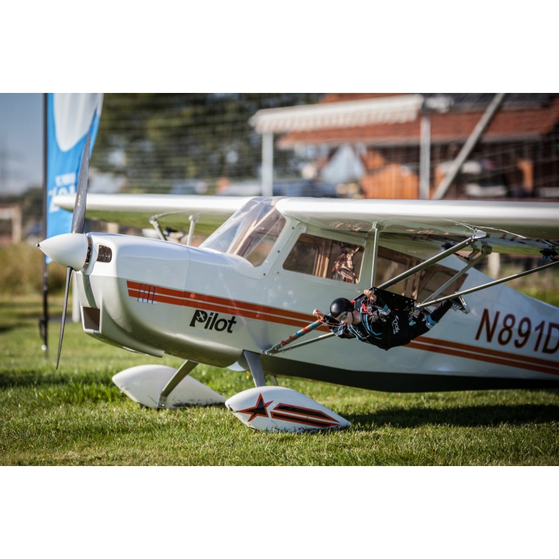 RC Skydiver Set - RC Fallschirm - Steven - blau