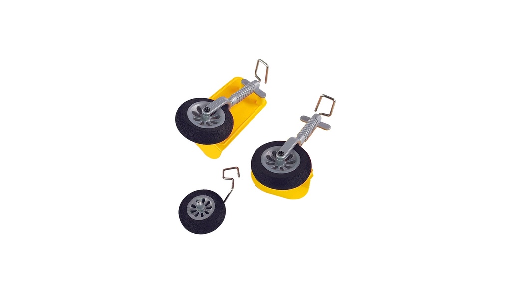Fahrwerk Set Beech D17S gelb